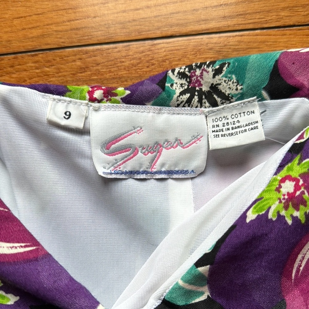 Vintage 80s Sugar Dress NWT (from Hills) Size 9 - Picture 4 of 11